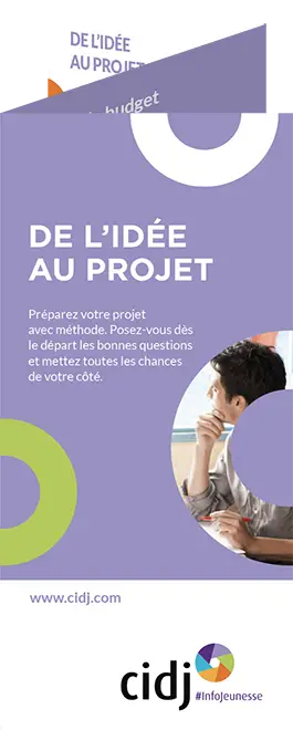 Dépliant réalisé pour le CIDJ