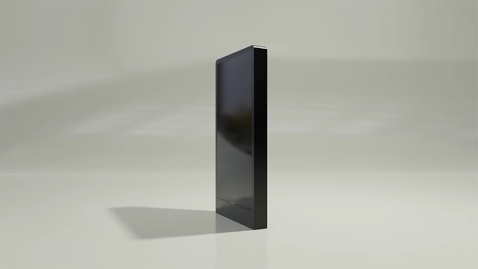 Modélisation 3d de la borne Ultimate™, vue de 3/4 gauche