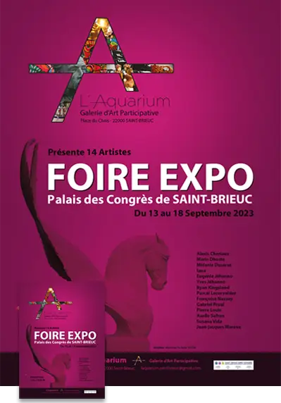 Affiche et Flyer réalisés pour la foire Expo de Saint-Brieuc